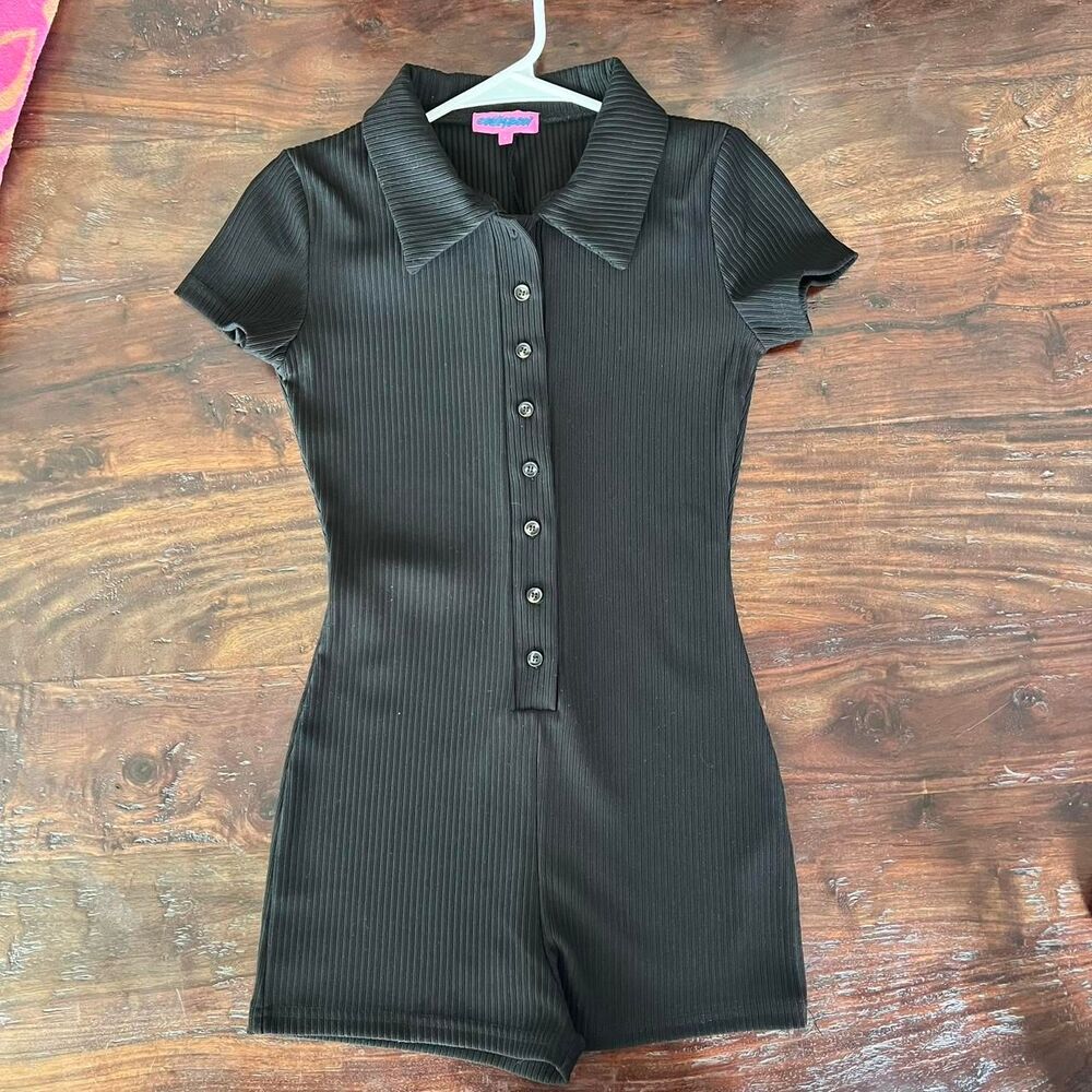 Edikted Women's Black Playsuit - romper - Picture 5 of 6
